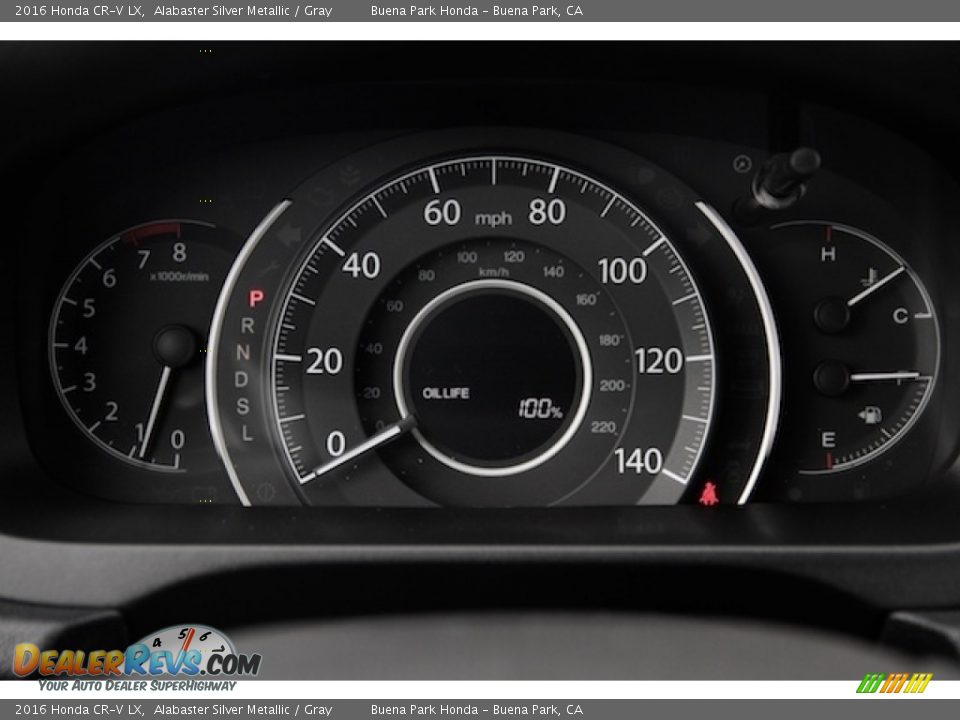 2016 Honda CR-V LX Alabaster Silver Metallic / Gray Photo #16