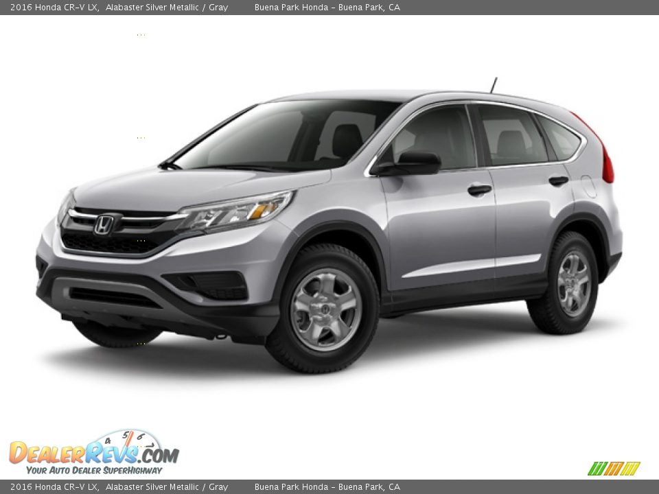 2016 Honda CR-V LX Alabaster Silver Metallic / Gray Photo #18