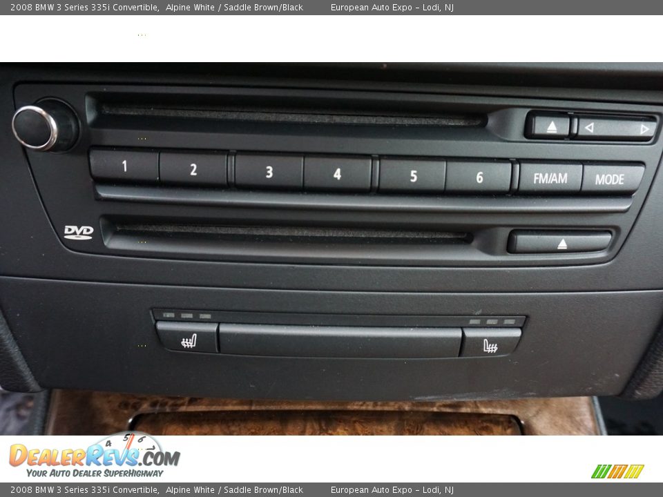 2008 BMW 3 Series 335i Convertible Alpine White / Saddle Brown/Black Photo #23