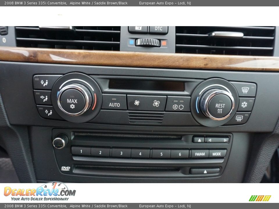 2008 BMW 3 Series 335i Convertible Alpine White / Saddle Brown/Black Photo #24