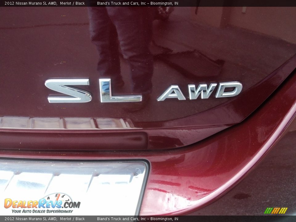 2012 Nissan Murano SL AWD Merlot / Black Photo #31
