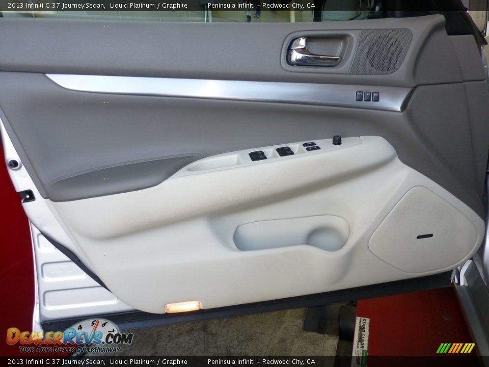 2013 Infiniti G 37 Journey Sedan Liquid Platinum / Graphite Photo #16
