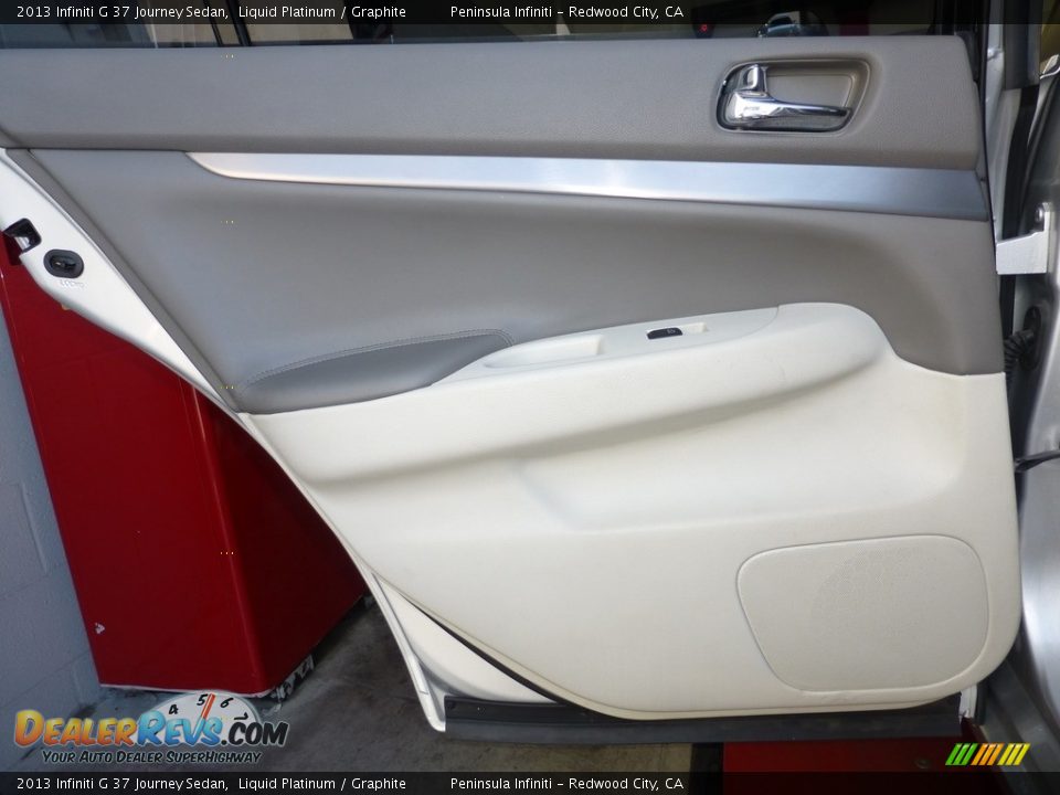 2013 Infiniti G 37 Journey Sedan Liquid Platinum / Graphite Photo #17