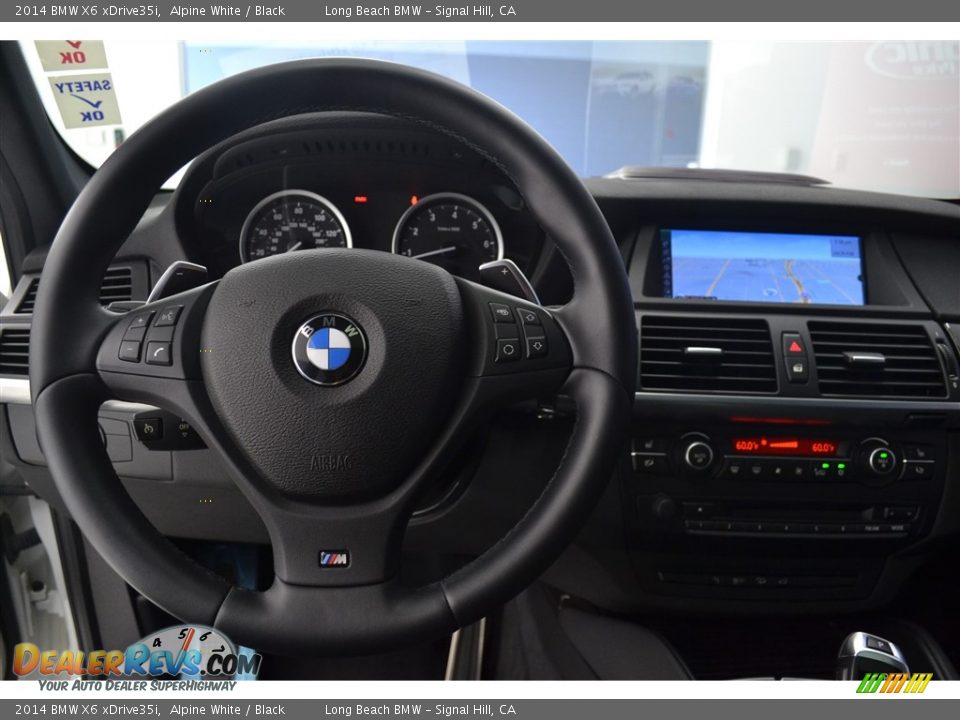 2014 BMW X6 xDrive35i Alpine White / Black Photo #29