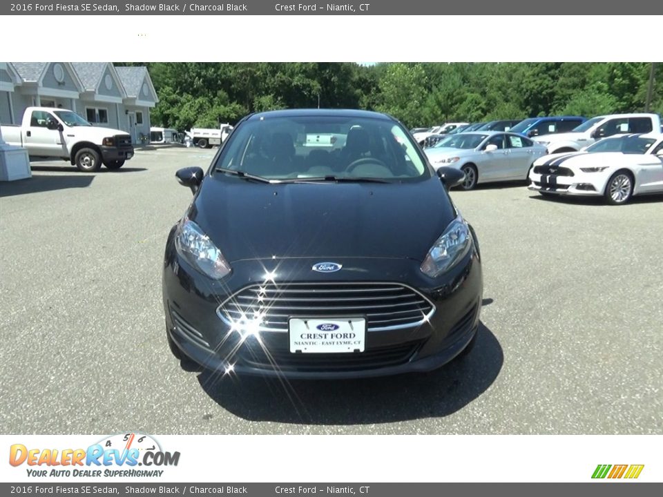 2016 Ford Fiesta SE Sedan Shadow Black / Charcoal Black Photo #2