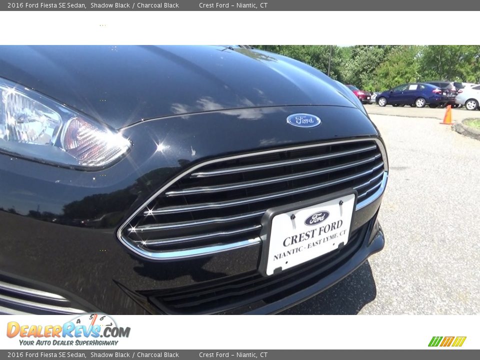 2016 Ford Fiesta SE Sedan Shadow Black / Charcoal Black Photo #28