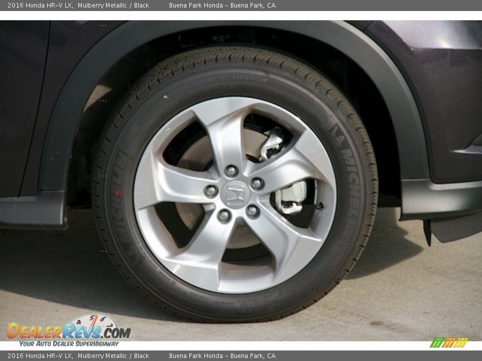 2016 Honda HR-V LX Mulberry Metallic / Black Photo #5