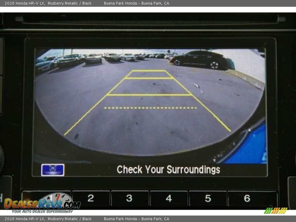 2016 Honda HR-V LX Mulberry Metallic / Black Photo #6