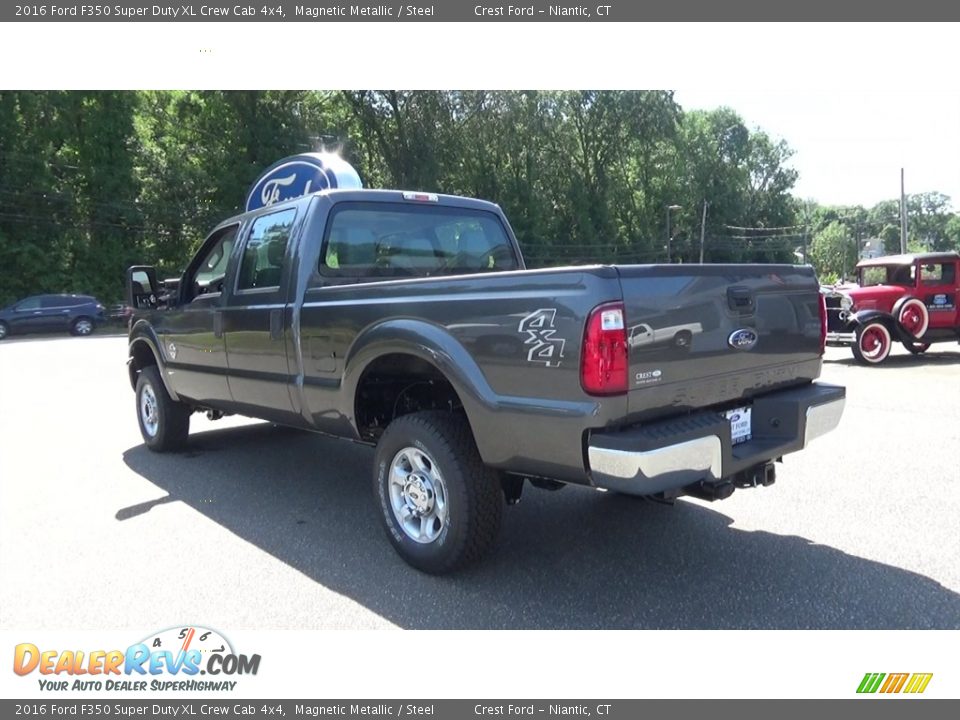 2016 Ford F350 Super Duty XL Crew Cab 4x4 Magnetic Metallic / Steel Photo #5