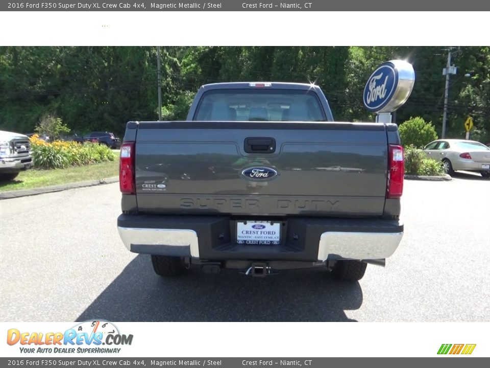 2016 Ford F350 Super Duty XL Crew Cab 4x4 Magnetic Metallic / Steel Photo #6