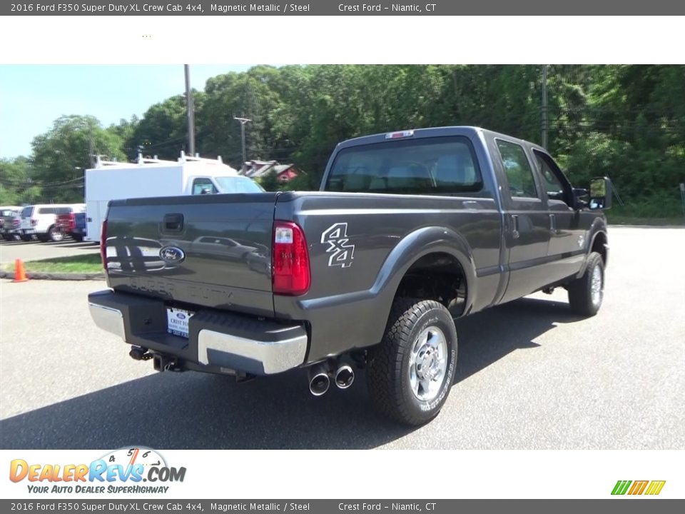2016 Ford F350 Super Duty XL Crew Cab 4x4 Magnetic Metallic / Steel Photo #7