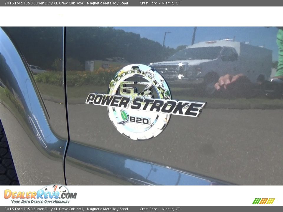 2016 Ford F350 Super Duty XL Crew Cab 4x4 Magnetic Metallic / Steel Photo #10
