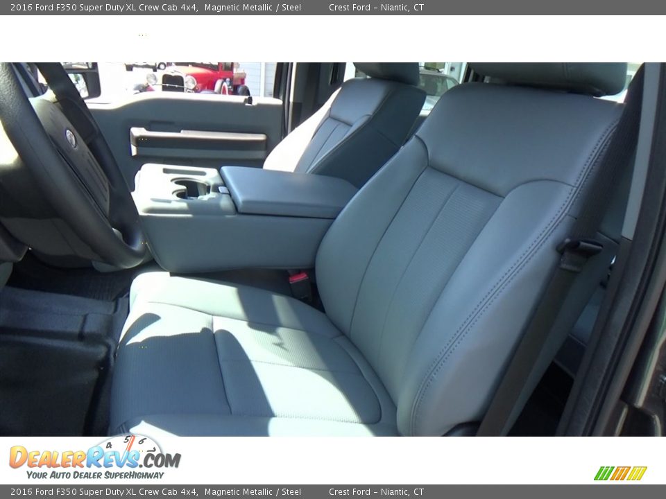 2016 Ford F350 Super Duty XL Crew Cab 4x4 Magnetic Metallic / Steel Photo #13