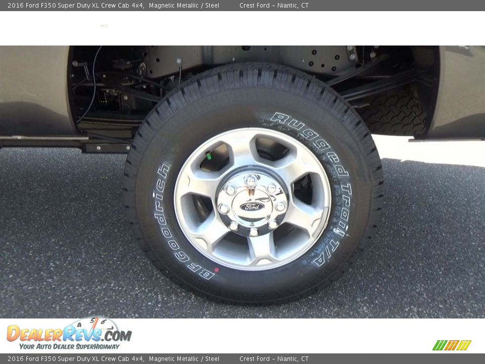2016 Ford F350 Super Duty XL Crew Cab 4x4 Magnetic Metallic / Steel Photo #20