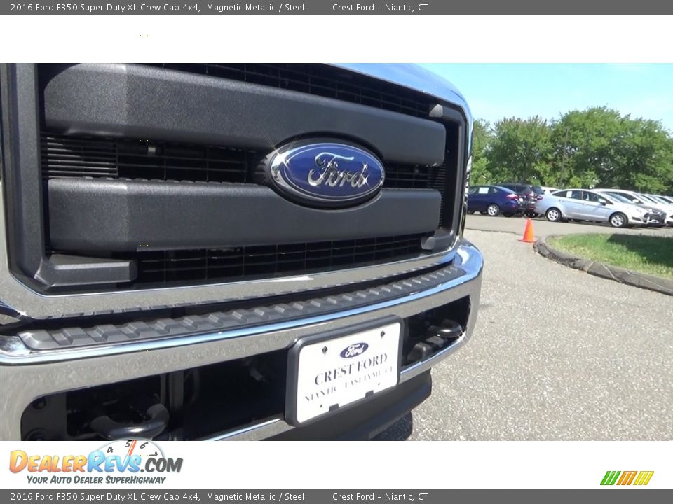 2016 Ford F350 Super Duty XL Crew Cab 4x4 Magnetic Metallic / Steel Photo #27