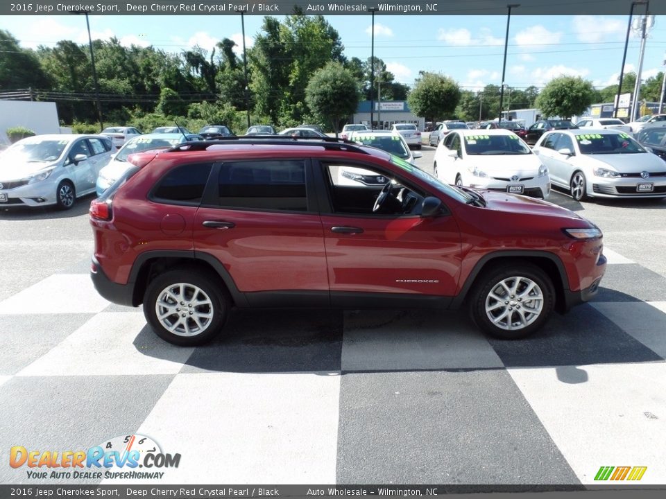 2016 Jeep Cherokee Sport Deep Cherry Red Crystal Pearl / Black Photo #3