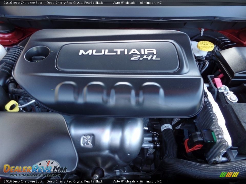 2016 Jeep Cherokee Sport Deep Cherry Red Crystal Pearl / Black Photo #6