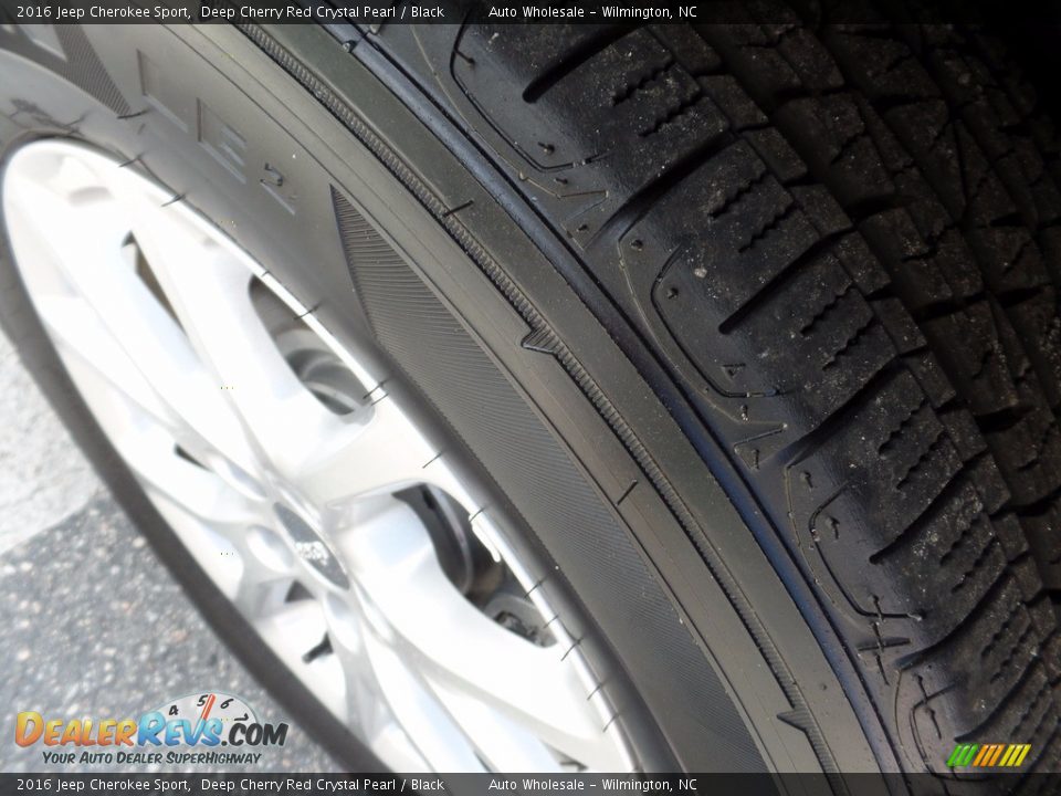 2016 Jeep Cherokee Sport Deep Cherry Red Crystal Pearl / Black Photo #8