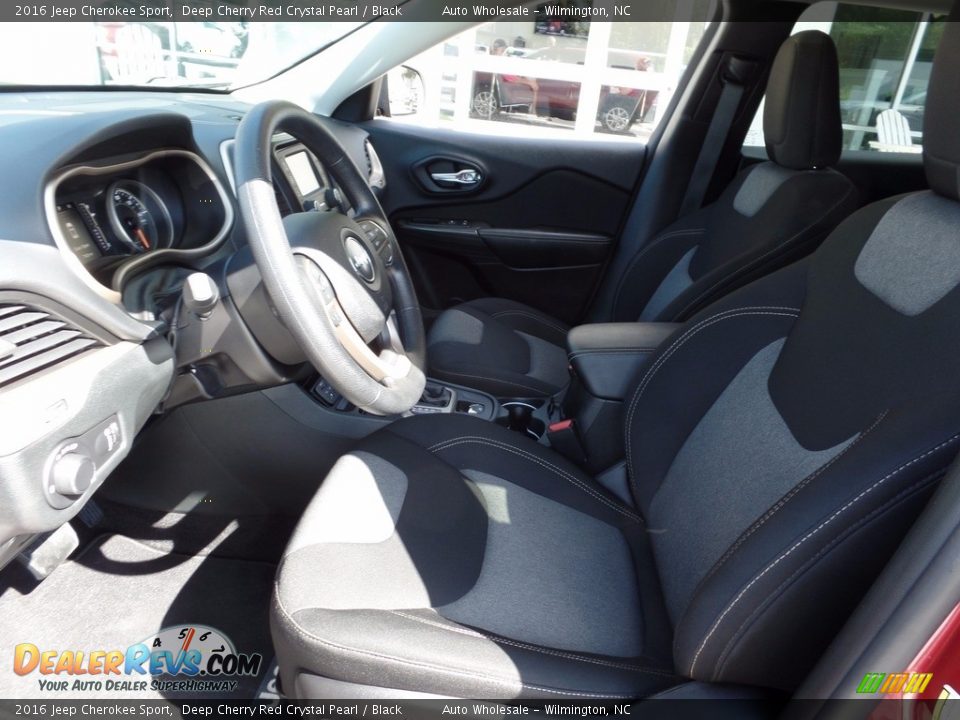 2016 Jeep Cherokee Sport Deep Cherry Red Crystal Pearl / Black Photo #11