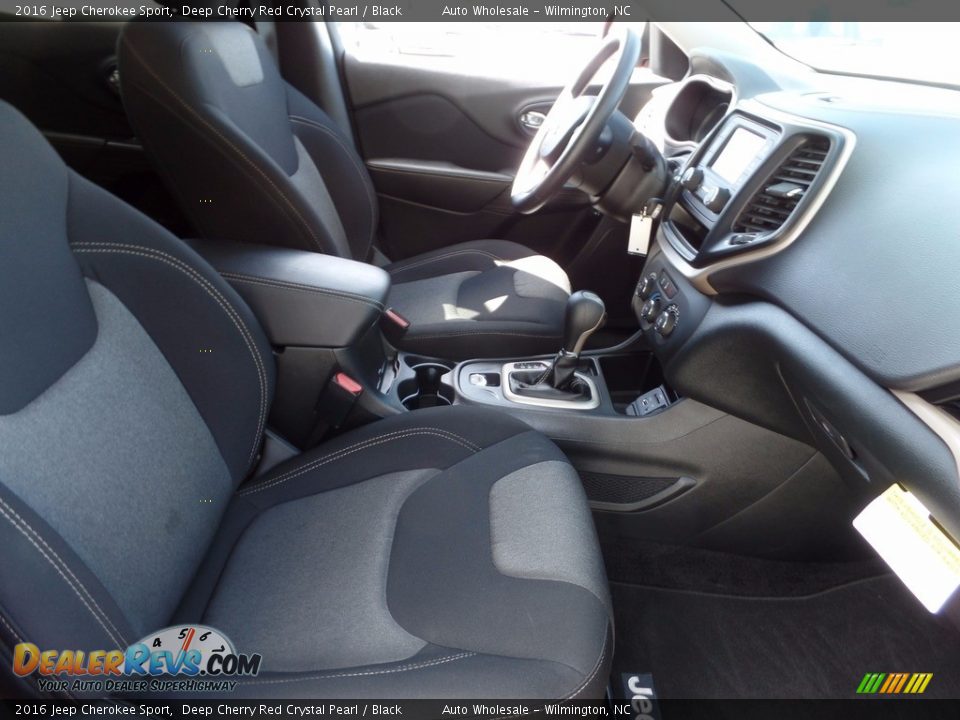 2016 Jeep Cherokee Sport Deep Cherry Red Crystal Pearl / Black Photo #13