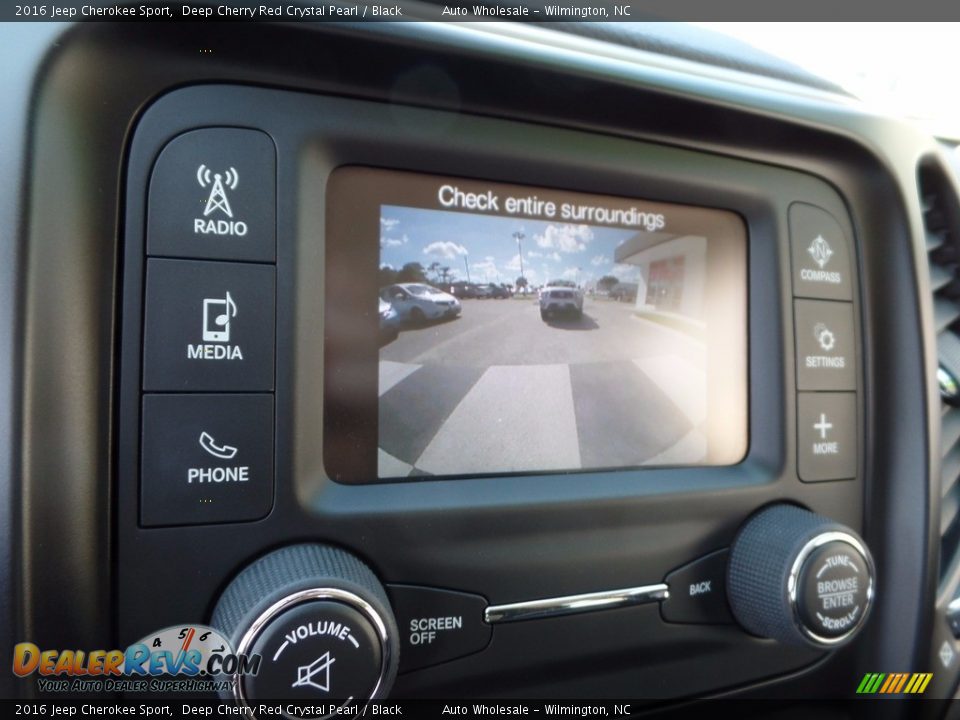 2016 Jeep Cherokee Sport Deep Cherry Red Crystal Pearl / Black Photo #18