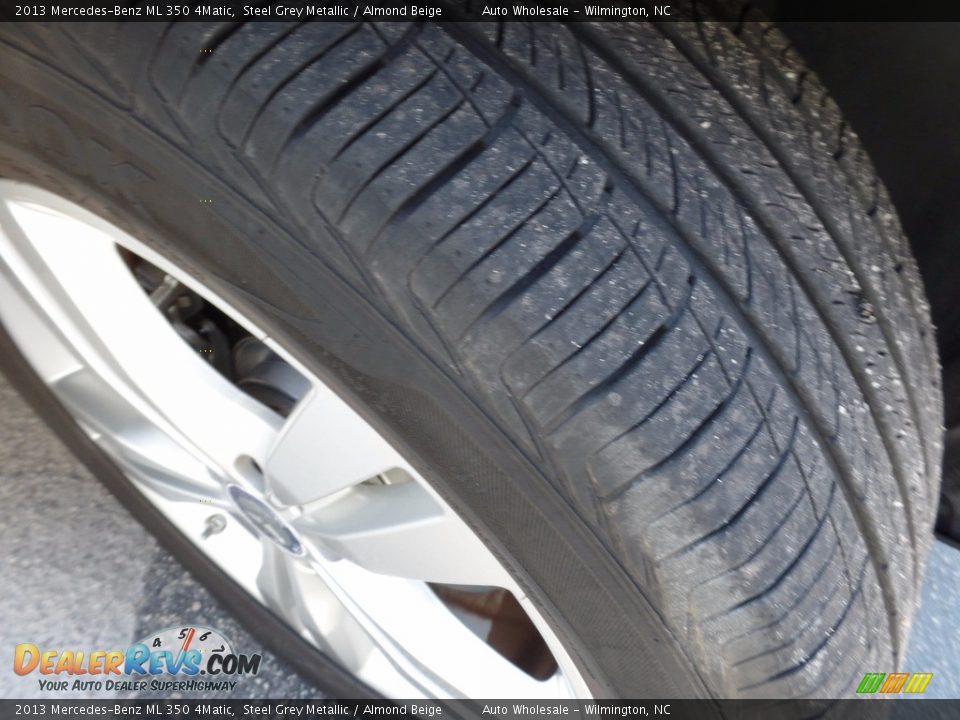 2013 Mercedes-Benz ML 350 4Matic Steel Grey Metallic / Almond Beige Photo #8