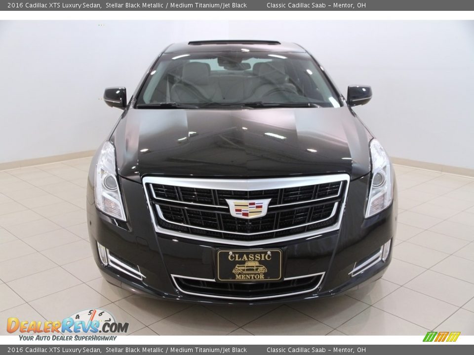 2016 Cadillac XTS Luxury Sedan Stellar Black Metallic / Medium Titanium/Jet Black Photo #2
