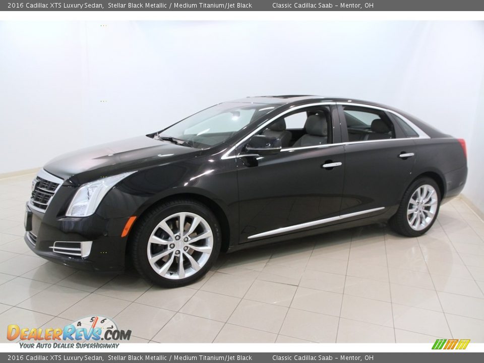 2016 Cadillac XTS Luxury Sedan Stellar Black Metallic / Medium Titanium/Jet Black Photo #3