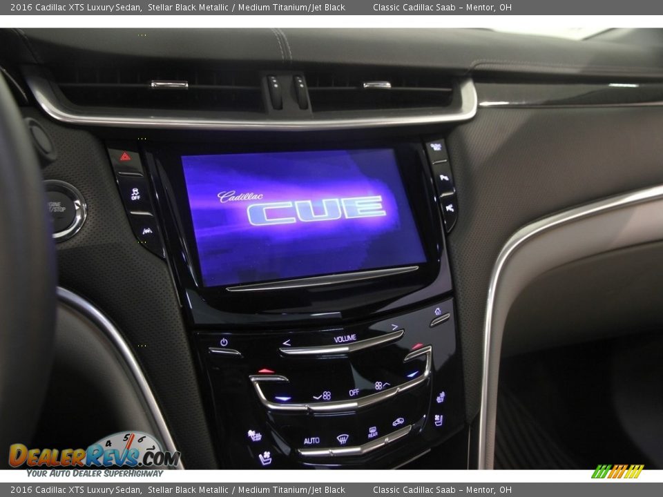 2016 Cadillac XTS Luxury Sedan Stellar Black Metallic / Medium Titanium/Jet Black Photo #10