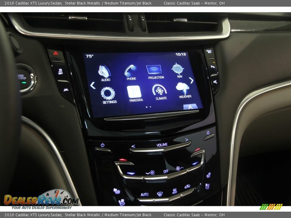2016 Cadillac XTS Luxury Sedan Stellar Black Metallic / Medium Titanium/Jet Black Photo #11
