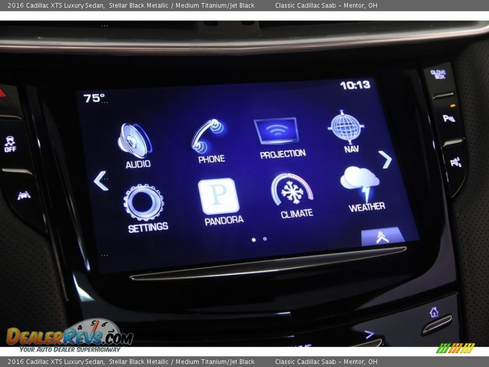 2016 Cadillac XTS Luxury Sedan Stellar Black Metallic / Medium Titanium/Jet Black Photo #12