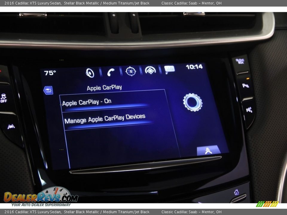 2016 Cadillac XTS Luxury Sedan Stellar Black Metallic / Medium Titanium/Jet Black Photo #14