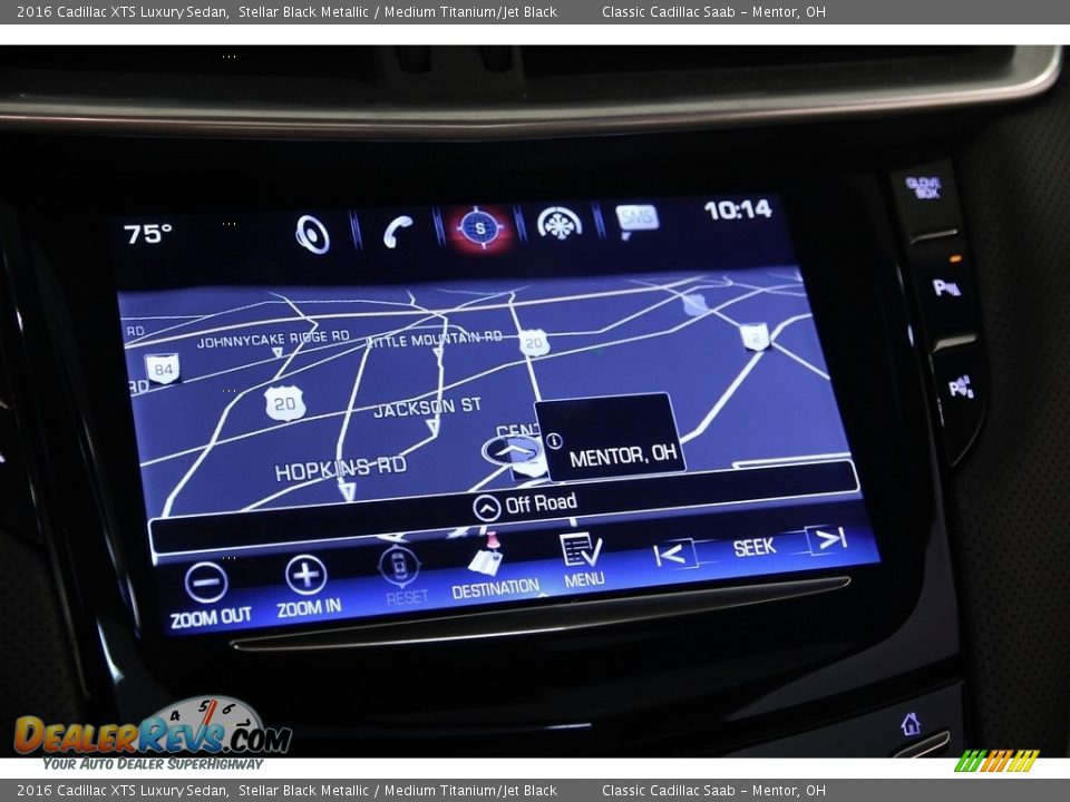 2016 Cadillac XTS Luxury Sedan Stellar Black Metallic / Medium Titanium/Jet Black Photo #15