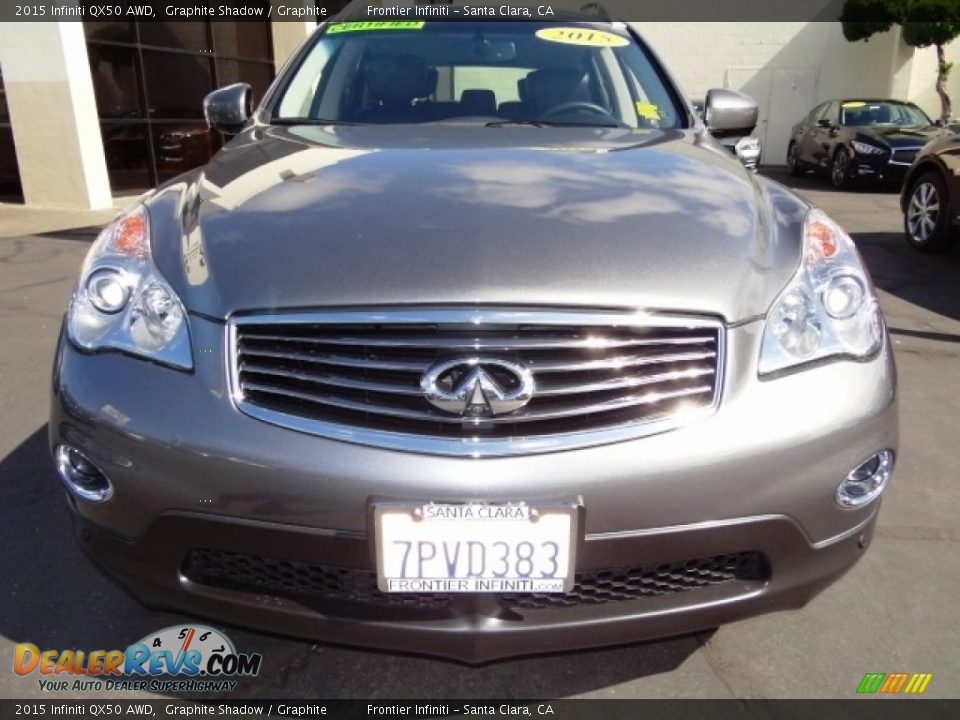 2015 Infiniti QX50 AWD Graphite Shadow / Graphite Photo #2
