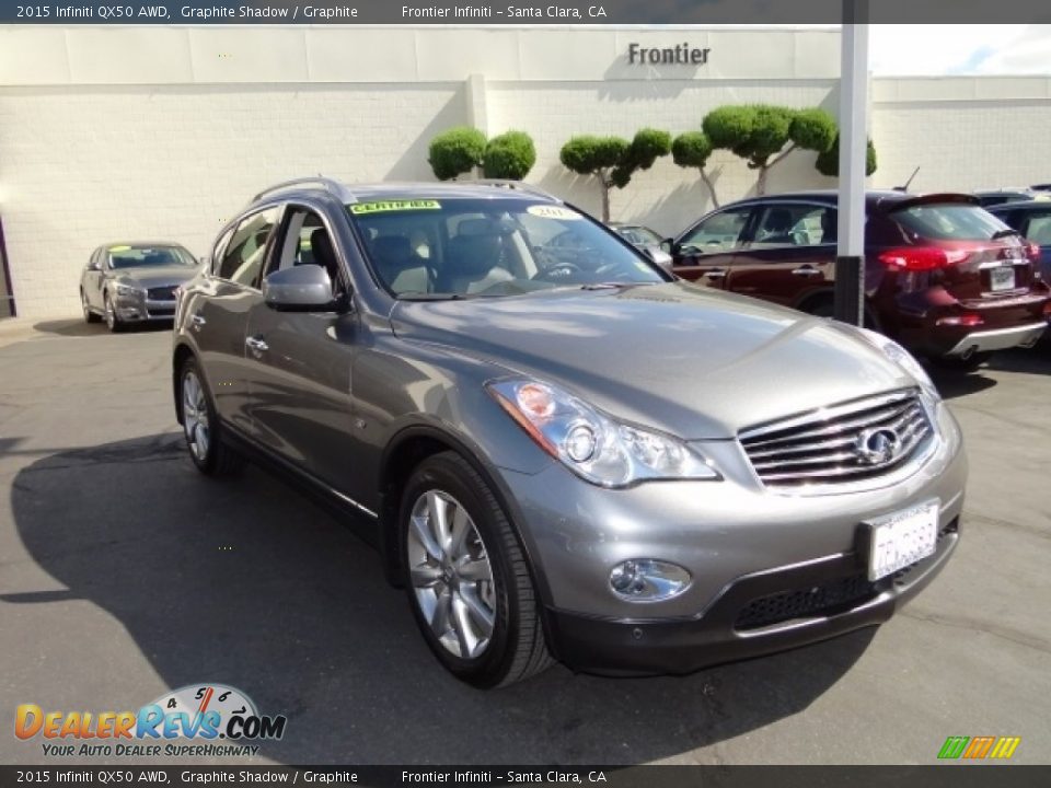 2015 Infiniti QX50 AWD Graphite Shadow / Graphite Photo #3