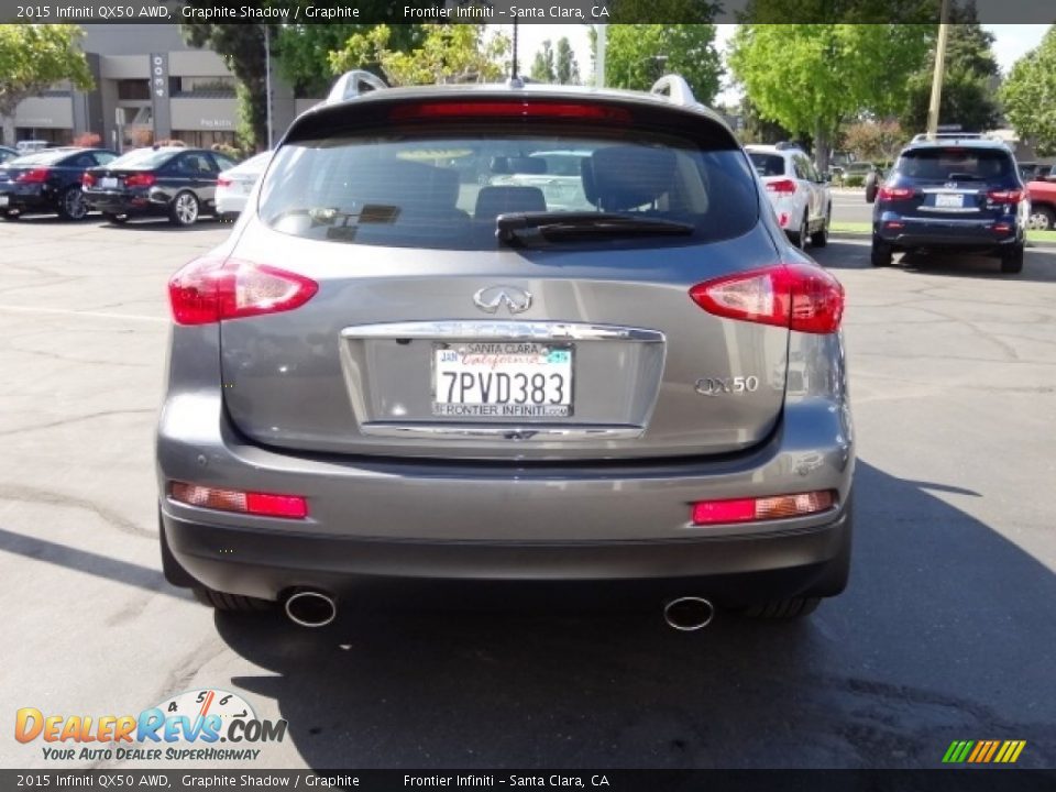 2015 Infiniti QX50 AWD Graphite Shadow / Graphite Photo #6