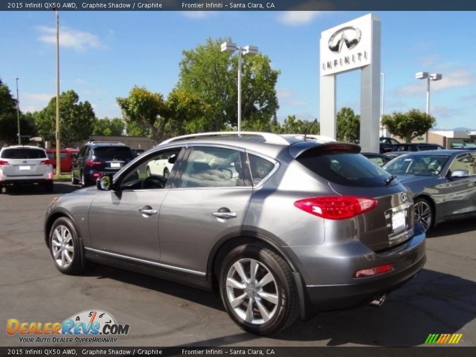 2015 Infiniti QX50 AWD Graphite Shadow / Graphite Photo #7