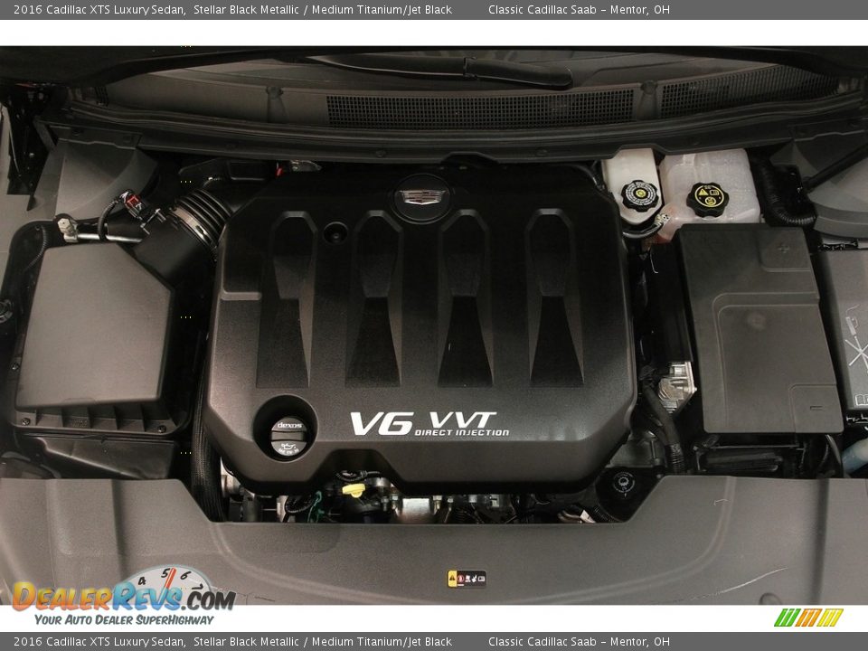 2016 Cadillac XTS Luxury Sedan Stellar Black Metallic / Medium Titanium/Jet Black Photo #22