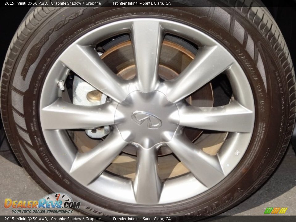 2015 Infiniti QX50 AWD Graphite Shadow / Graphite Photo #8