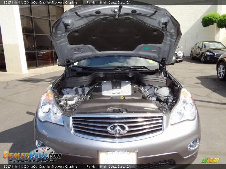 2015 Infiniti QX50 AWD Graphite Shadow / Graphite Photo #11