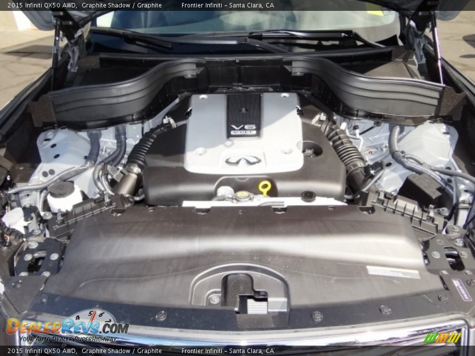 2015 Infiniti QX50 AWD Graphite Shadow / Graphite Photo #12