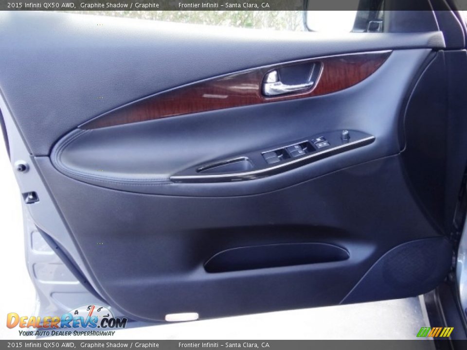 2015 Infiniti QX50 AWD Graphite Shadow / Graphite Photo #13