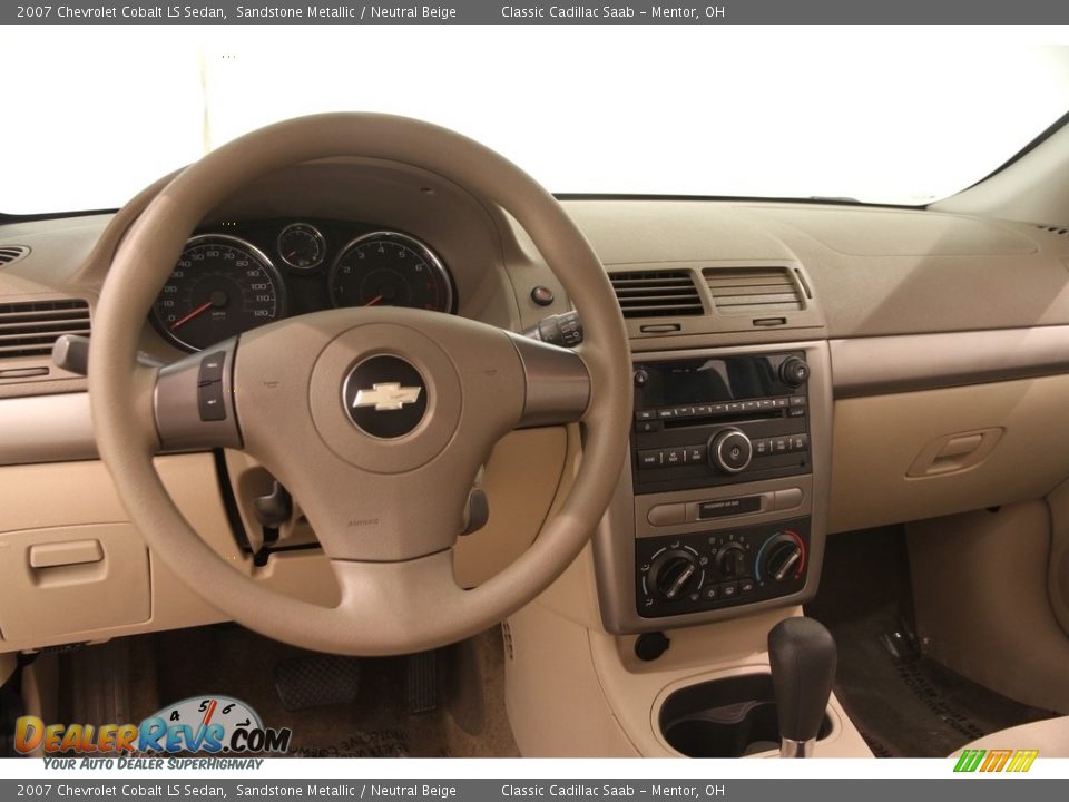 2007 Chevrolet Cobalt LS Sedan Sandstone Metallic / Neutral Beige Photo #6