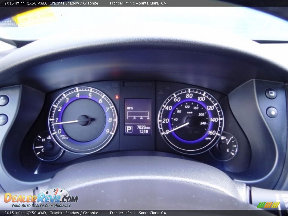 2015 Infiniti QX50 AWD Graphite Shadow / Graphite Photo #16