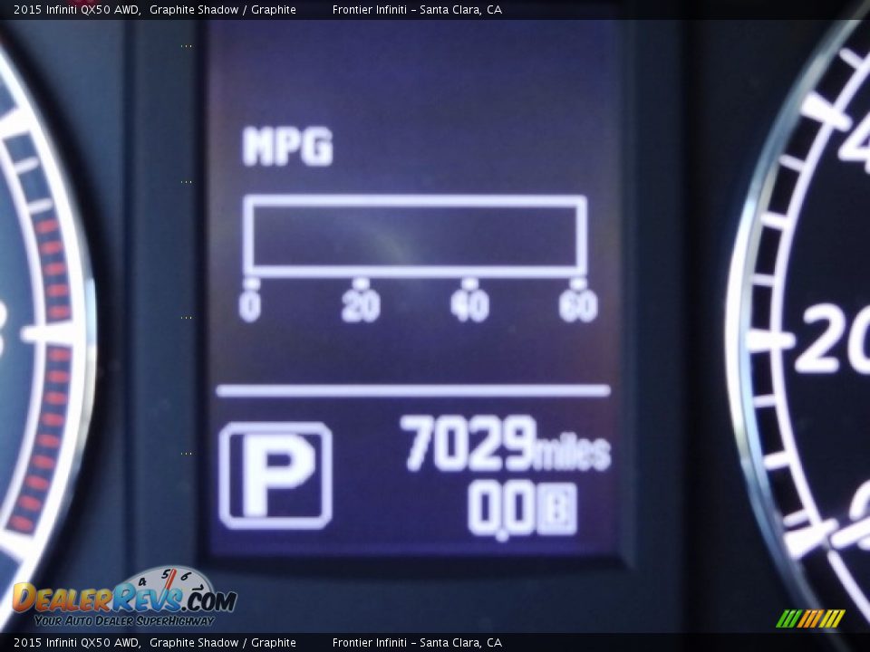 2015 Infiniti QX50 AWD Graphite Shadow / Graphite Photo #17