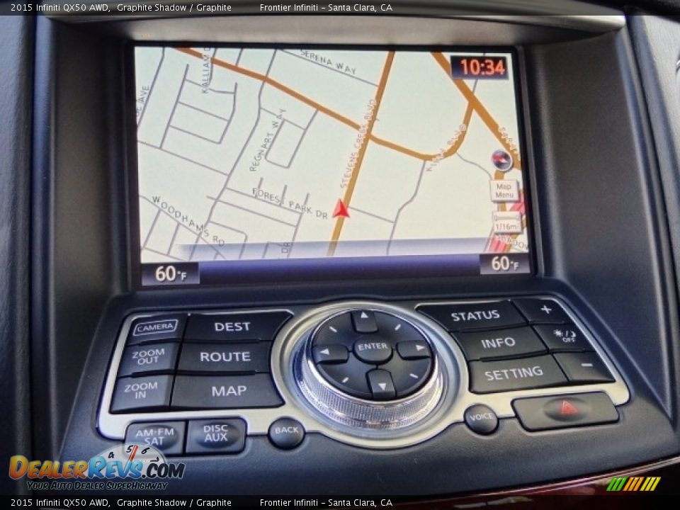 2015 Infiniti QX50 AWD Graphite Shadow / Graphite Photo #19