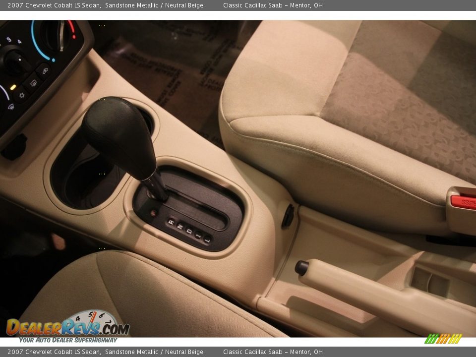 2007 Chevrolet Cobalt LS Sedan Sandstone Metallic / Neutral Beige Photo #10