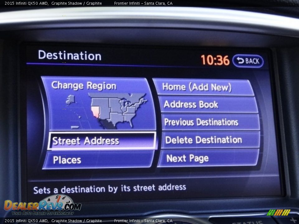 2015 Infiniti QX50 AWD Graphite Shadow / Graphite Photo #23
