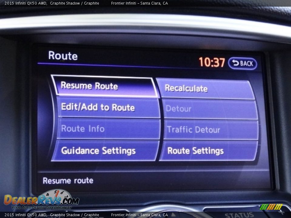 2015 Infiniti QX50 AWD Graphite Shadow / Graphite Photo #24