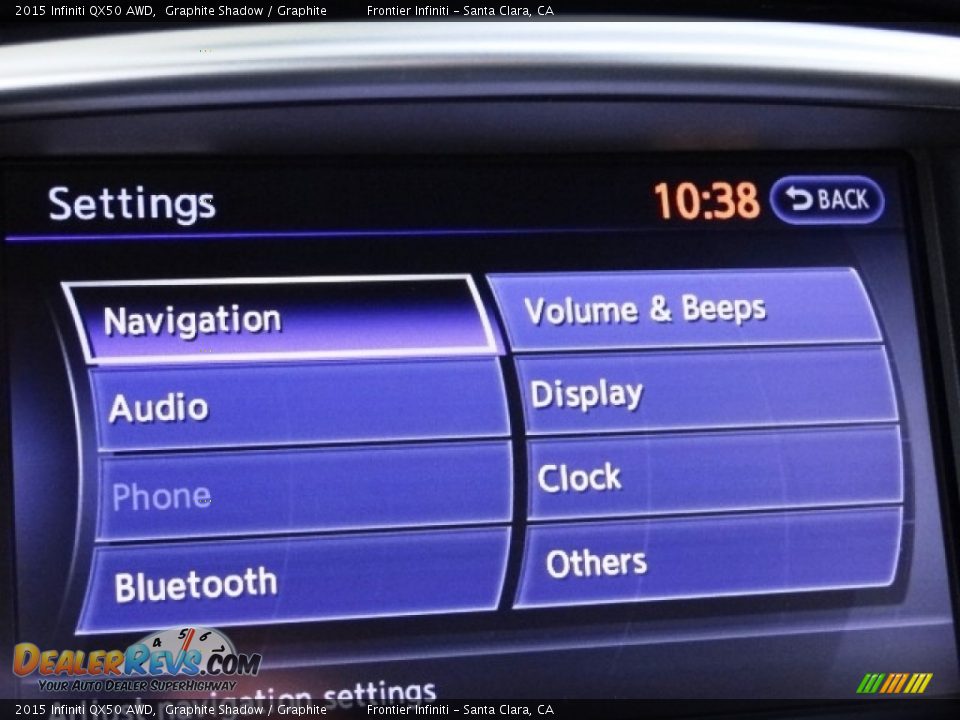 2015 Infiniti QX50 AWD Graphite Shadow / Graphite Photo #27